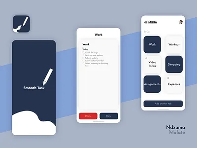 To-Do app app best dribbble dribbble best shot flat icon logo mobile mobile app design to do app ui ux