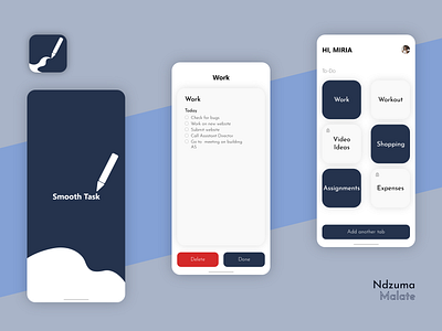 To-Do app app best dribbble dribbble best shot flat icon logo mobile mobile app design to do app ui ux