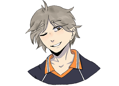 Suga (Haikyuu!!) - With Shading anime fanart haikyuu illustration