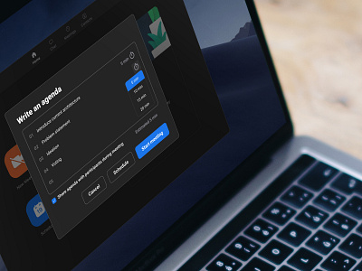 Zoom Agenda Prototype (1/2) agenda meeting meeting app meeting room meetings skype timing video videocall zoom zoom app