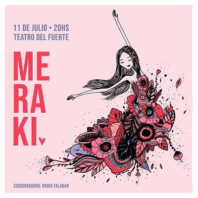 Meraki :: Illustration adobe illustrator adobe photoshop design flyer flyer design illustration illustrator poster