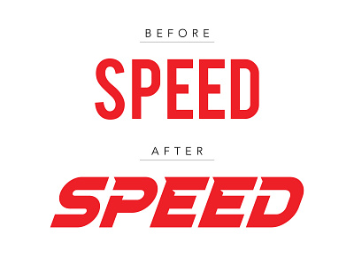 Speed adobeillustrator bebas neue font illustrator speed typography vector