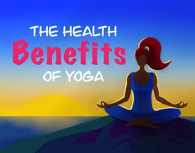 Yoga benefits art artist digital art digitalart illustration meditation picture procreate sunrise yoga