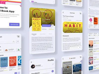 Ebook App app app ui apps design ebook ebooks mobile mobile app mobile app design mobile design mobile ui ui ui ux ui design uidesign uiux ux ux ui uxdesign uxui