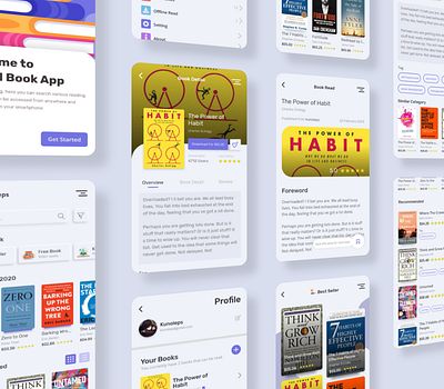 Ebook App app app ui apps design ebook ebooks mobile mobile app mobile app design mobile design mobile ui ui ui ux ui design uidesign uiux ux ux ui uxdesign uxui