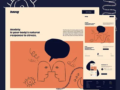 Daily UI 003 | Landing Page @daily ui adobe xd animation appdesign application design branding dailyui003 design hand drawn illustration landing page minimal simplistic typogaphy ui