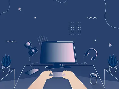 multimedia adobe illustrator artwork asset color concept design design designer flatdesign illustration vector