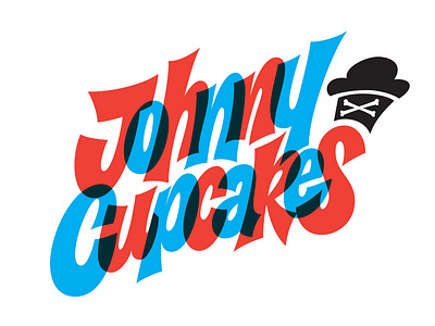 Johnny Cupcakes adobe apparel branding clothing customlettering design fashion illustration illustrator lettering logo typography vector