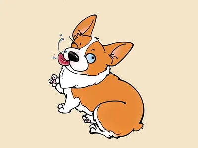 corgi say yeah! design