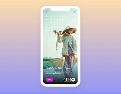 Travel Guide App app guide ios app mobile travel ui