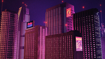 City Night 3d c4d city illustraion night