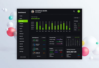 Web Deshboard UI app design dashboard dashboard ui illustration mobile ui technology ui ux web design