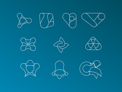 Line art app icon set app app icon icon icon design icon design logo design icons ios icon lineart