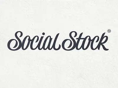 Social Stock adobe branding customlettering design illustration illustrator lettering logo social app socialmedia typography vector