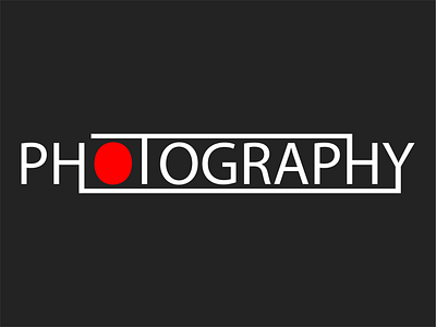 Logo Design Concept 5 | Photography art branding design flat illustrator logo minimal typography vector