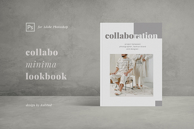 gr collabo front preview design layout layout design look book magazine print ready