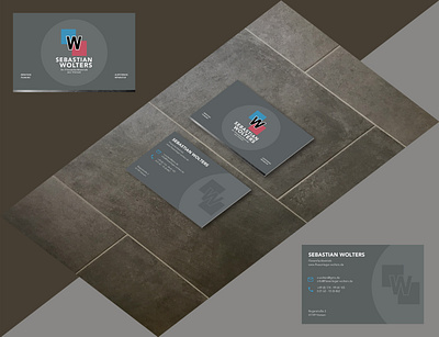 Wolters - Business Card Layout branding businesscard design illustration