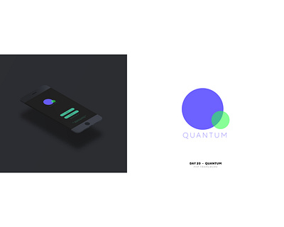 Quantum -Day 20 branding design illustration logo logochallenge