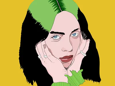 Billie Eilish artist billie billie eilish cartoonify eilish illstration music