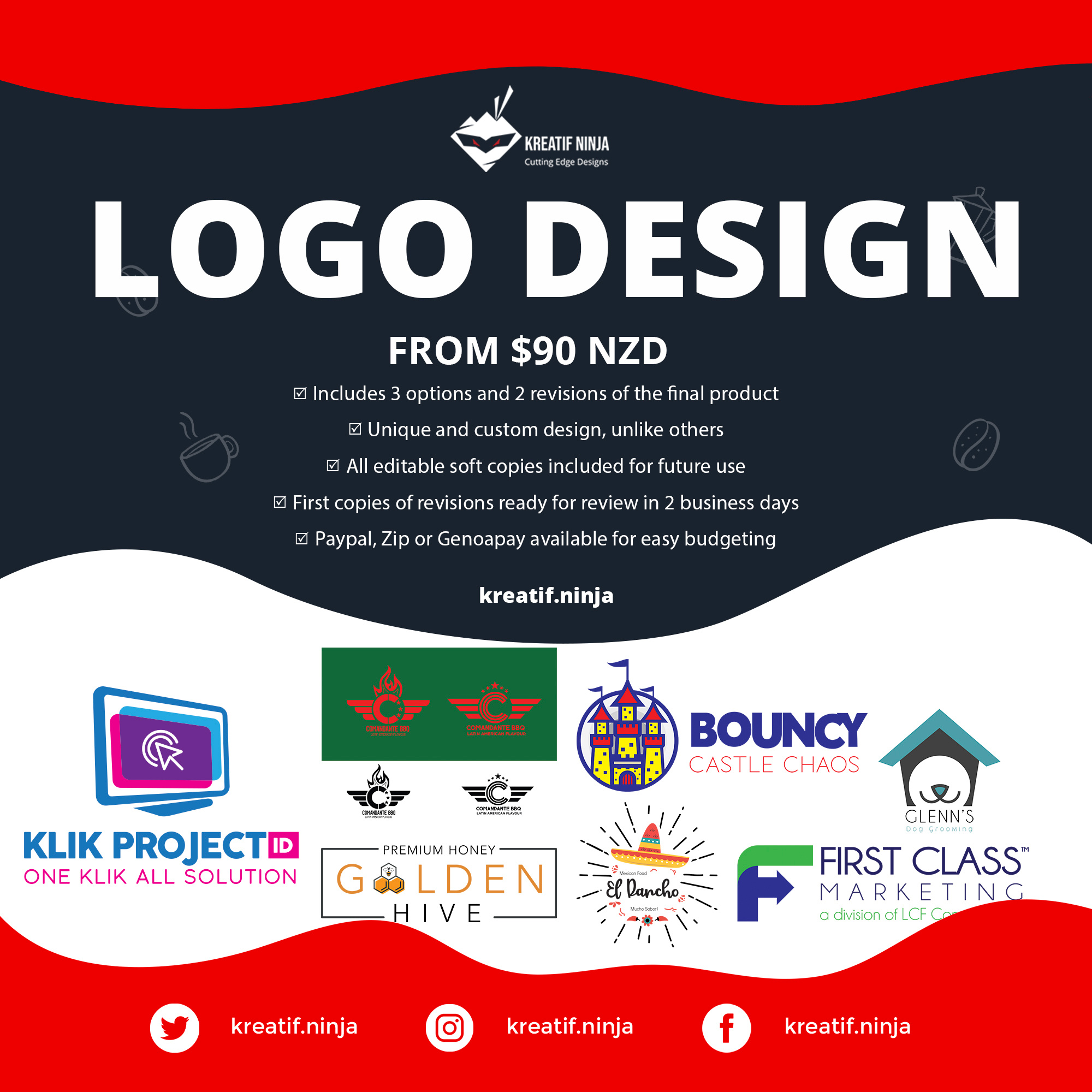 Example of Logo Design Promotion