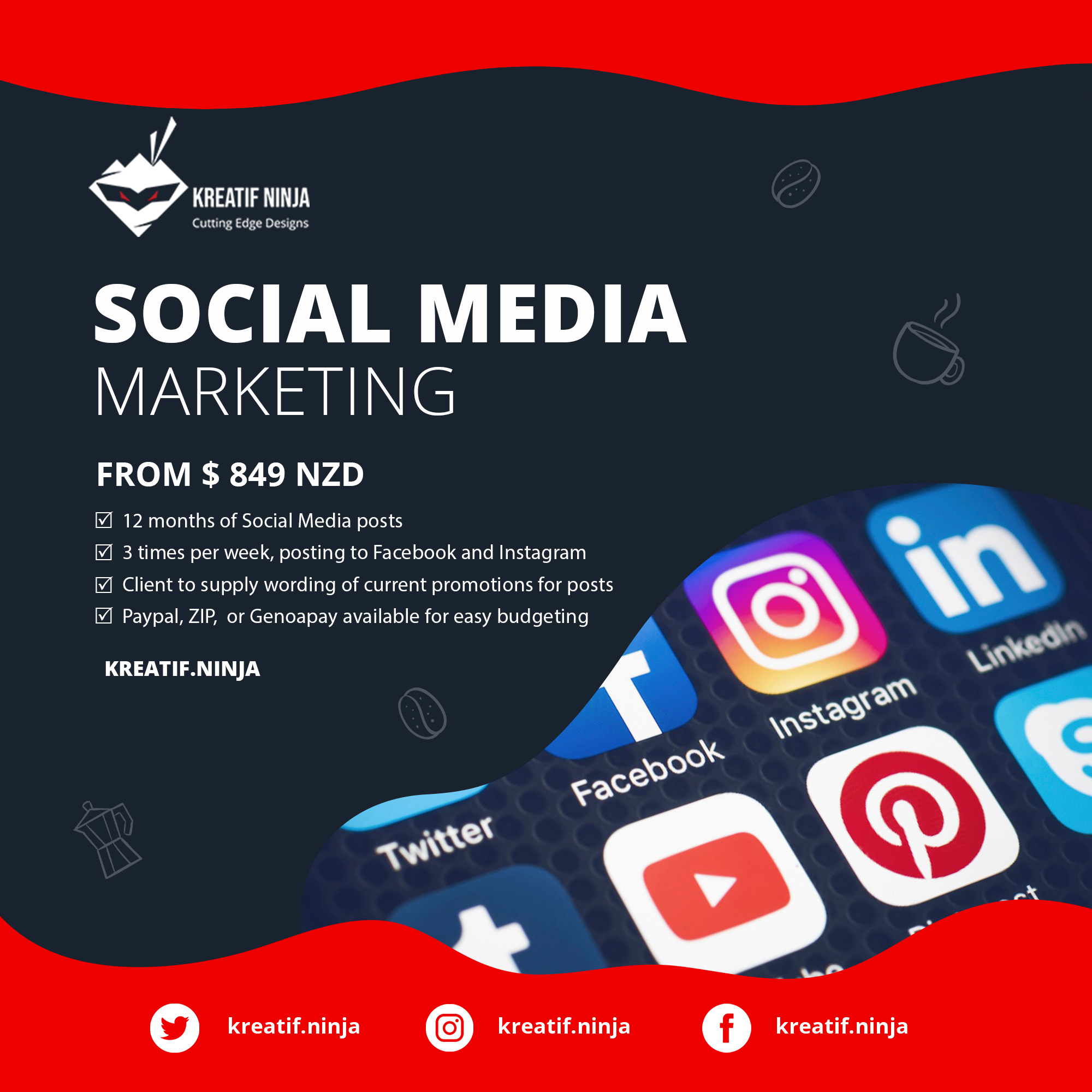 Example of Social Media Promotion