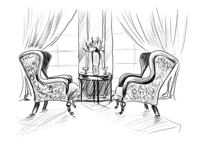 interior n4.2 architecture botanical digital art digital drawing digital illustration drawing illustration interaction interior interior decor interior design pencil drawing pencil sketch sketch sketching