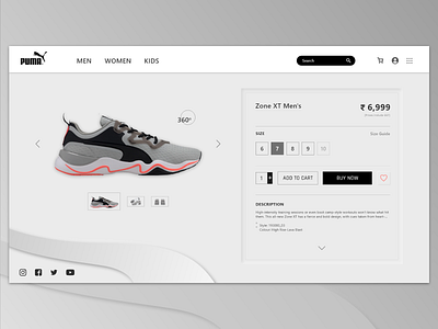 E-Commerce branding design dribbble ecommerce puma ui