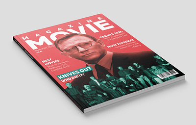 Movie Magazine Design branding cover design indesign layout magazine magazine cover magazine design movie magazine movies photoshop print design project uni