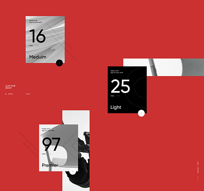 Front-m branding clean design minimal poster web