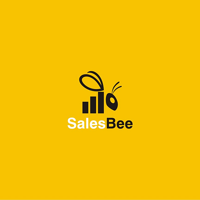 SALESBEE can put an edge to your sales, Literally. branding business businesscard creativity design flatdesign icon illustration logo negativespace sales unique logo