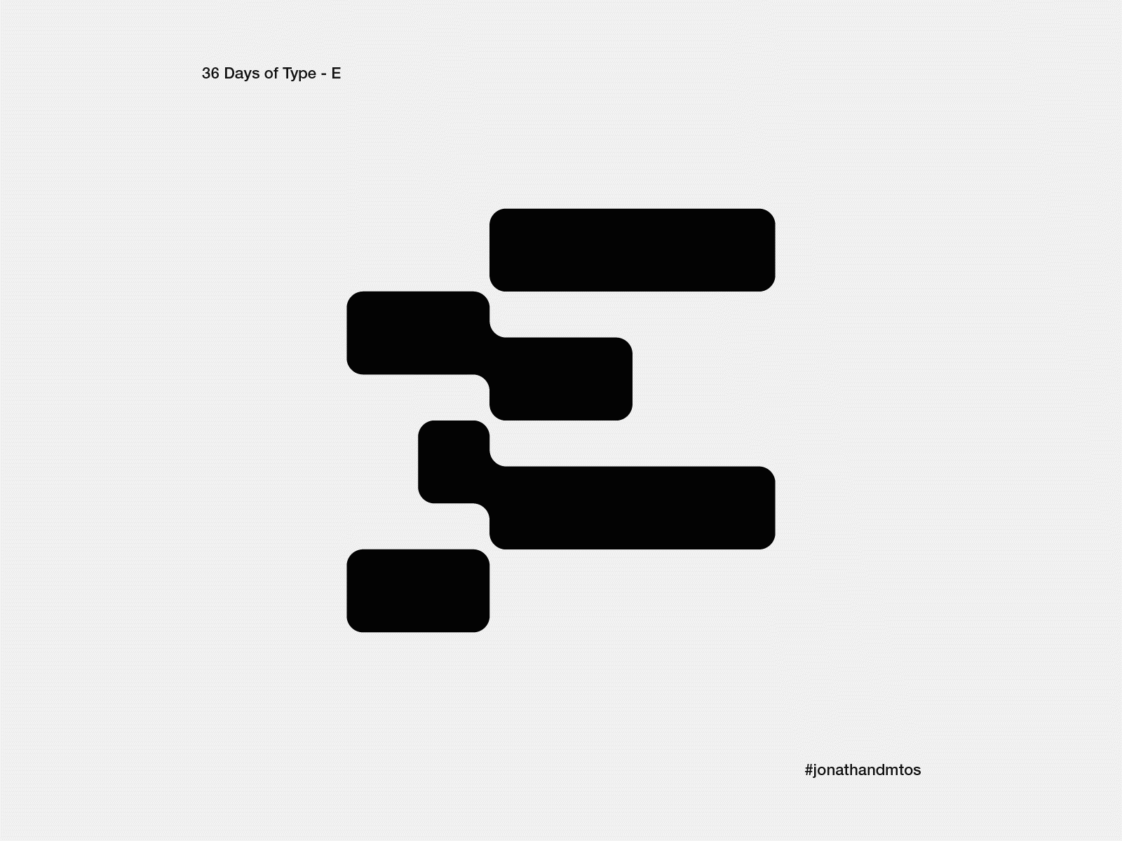 E - 36Daysoftype concept design designer e letter e logo graphic icon logo minimal simple design typography vector