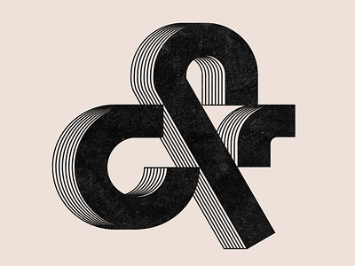 Ampersand design grain texture graphic design letter lettering type type art typography typography art typography design