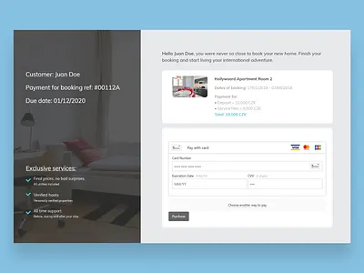 DailyUI 002 Checkout black white booking app booking system checkout checkout page co living daily 100 challenge daily ui dailyui design minimal ui ux