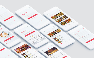 Food store Mobile App Design android app app apps food food app food delivery foodie mobile mobile app mobile application mobile ui mobile ux ui ux