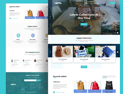 Backpack Website Homepage bagpack design landing page landing page design landing page ui landingpage user experience user interface user interface design userinterface web web design website website concept website design