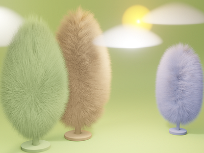 Blender tree 3d art blender modeling render