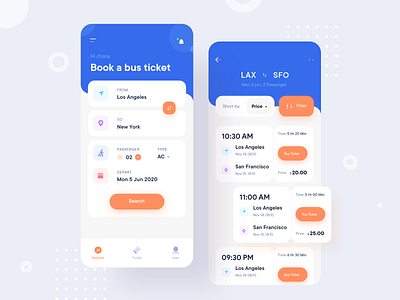 Public Transport Ticket App app ui application design bus clean app design mobile app product design public transport ticket ui ui ux user interface ux