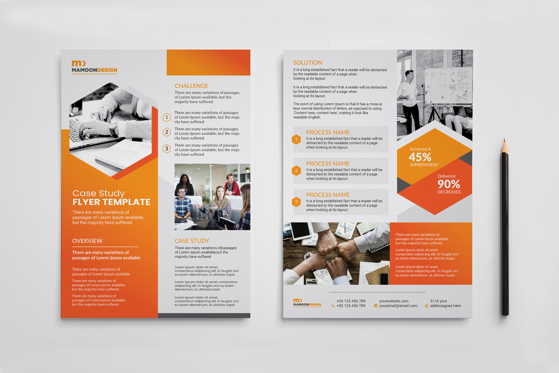 Case Study Flyer Template Design a4 flyer agency casestudy clean consultancy corporate flyer creative design flat flyer flyer template guidelines informational marketing minimal multipurpose newsletter print ready printdesign research template design