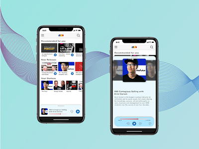 Stitcher App Redesign app design iosdesign music app musicplayer podcast stitcher ui ui design uidesign uiux uiuxdesign