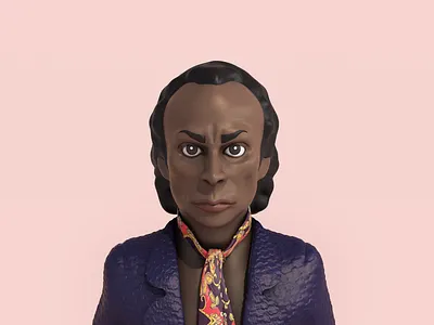 3d modeling practice – Miles Davis 3d 3d character 3d modeling c4d character design design illustration miles davis modeling