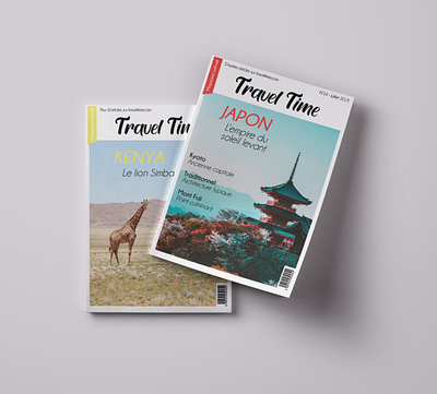 TravelTime design magazine cover