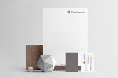 Stationery Design - ID Consultants architecture brand branding business card business card design design identity letterhead letterhead design stationery stationery design