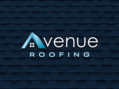 Avenue Roofing branding florida icon jacksonville logo roofing shingles typography