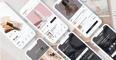 Fashio - Cosmetic App for Women World branding cosmetic design fashion app interaction design logo mobile app product design ui ux uxdesign