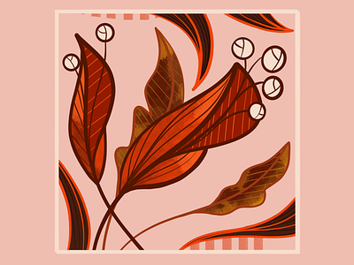 Garden Zoom floral garden illustration illustration art illustrator procreate texture weeklywarmup