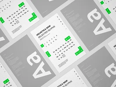 Typography Poster glyphs poster test