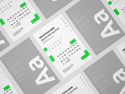 Typography Poster glyphs poster test
