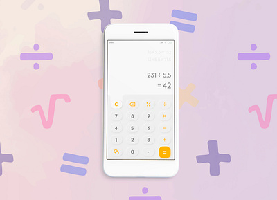 Calculator calculator daily ui dailyui004 xd