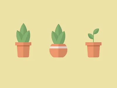 Plants design green illustration palnt tree vector