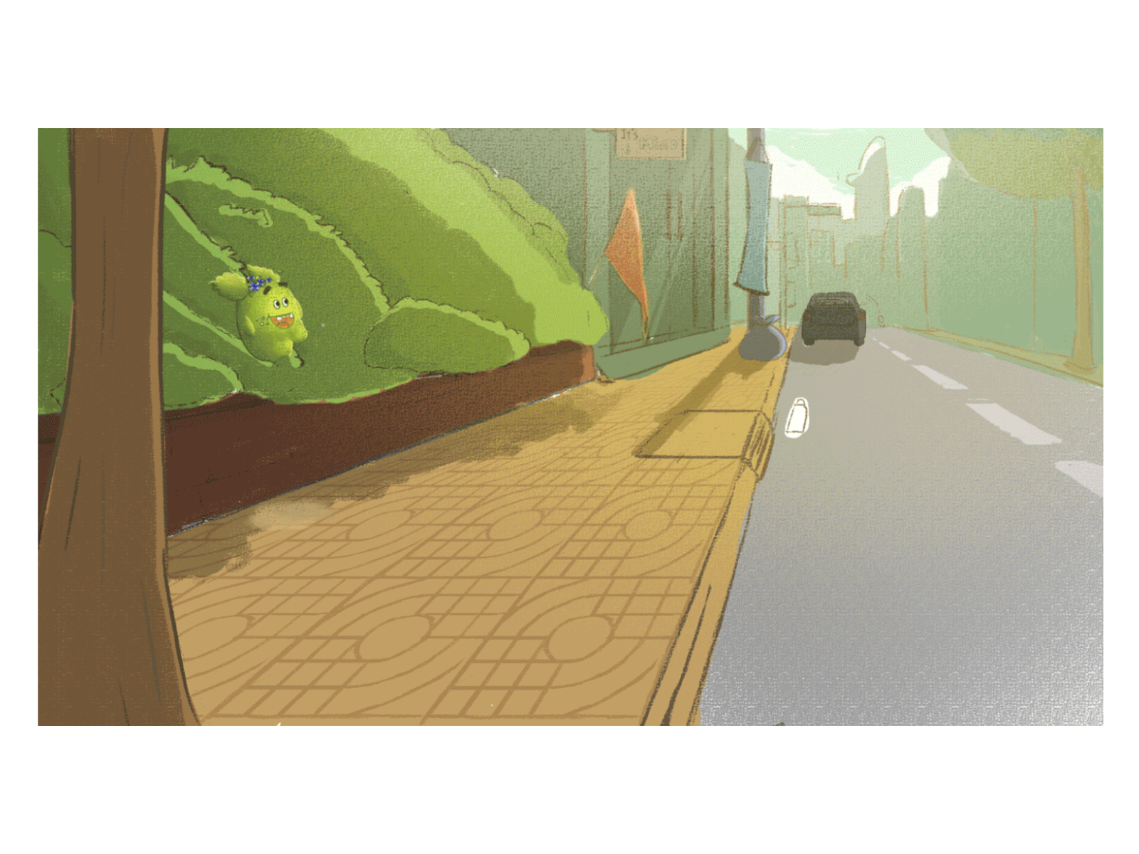 Help Onim - Bush Jumping animated gif animation animation 2d art art direction artwork character animation character design digital painting frame by frame frame by frame animation